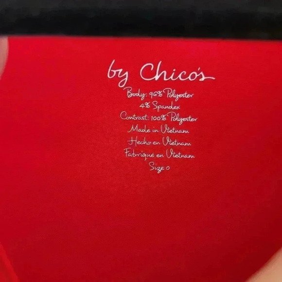 ♥By Chicos red top - Picture 6 of 8